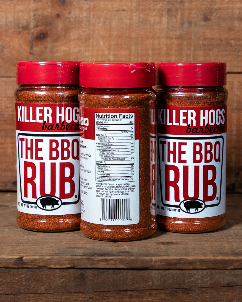 Killer Hogs The BBQ Rub. (3 Pack)