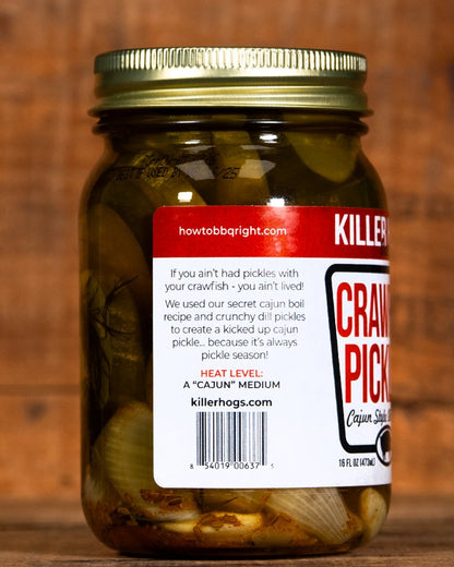 Killer Hogs Crawfish Pickles - HowToBBQRight