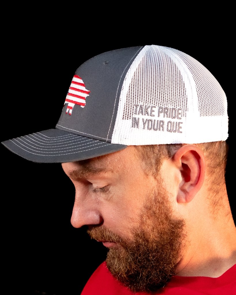 Killer Hogs Grey American Hog Hat - HowToBBQRight
