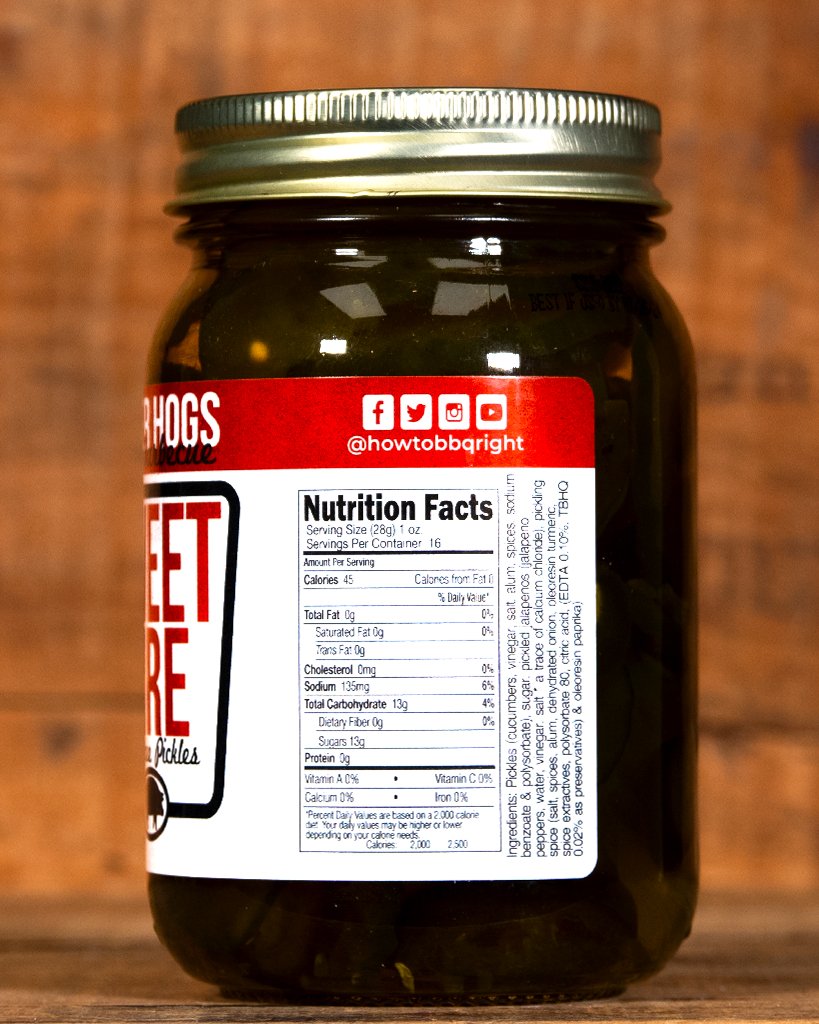Killer Hogs Sweet Fire Pickles *SPICY* - HowToBBQRight