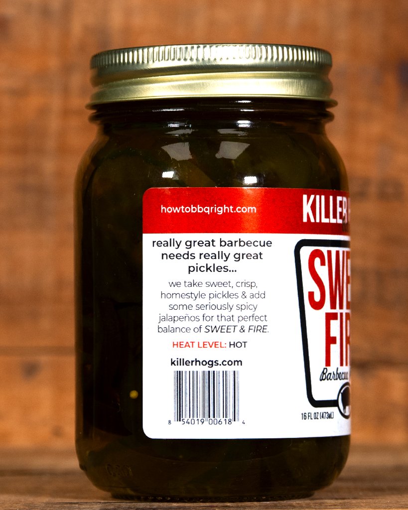 Killer Hogs Sweet Fire Pickles *SPICY* - HowToBBQRight